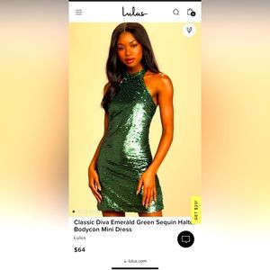 Lulus halter dress NWT